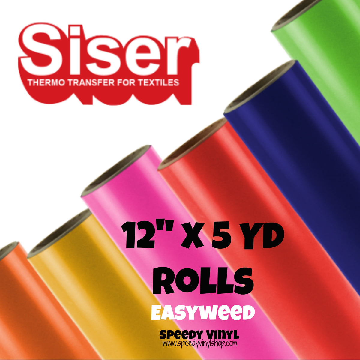 Siser EasyWeed Electric Roll - 15 wide Heat Transfer Vinyl