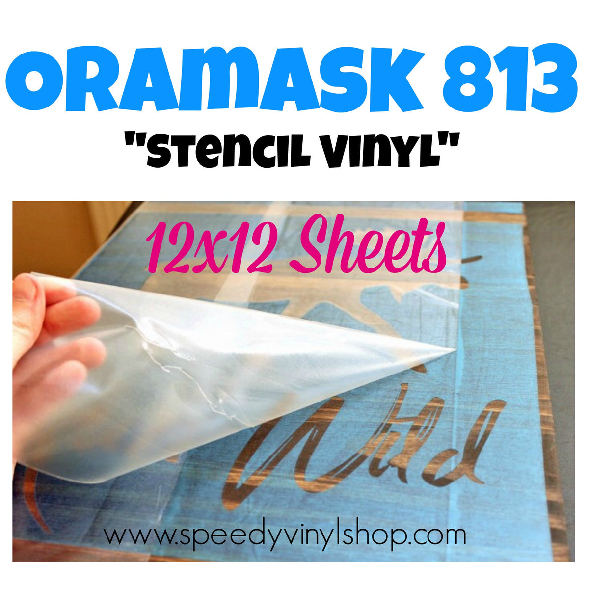 Oracal 813 Oramask Stencil Vinyl 12x12 Sheets DIY Stencils Adhesive Vi