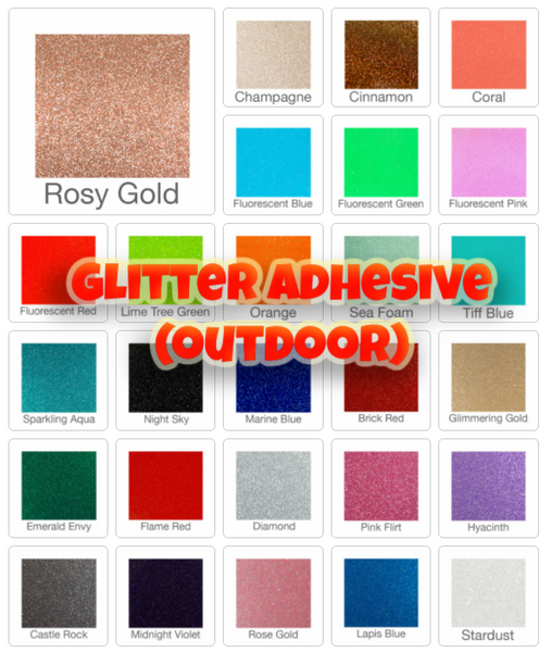 Rainbow & Glitter Adhesive Vinyl Sheets - 12*12, 7packs — Lya Vinyl