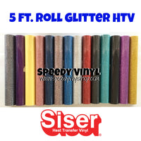 Siser Glitter HTV Heat Transfer Vinyl Roll